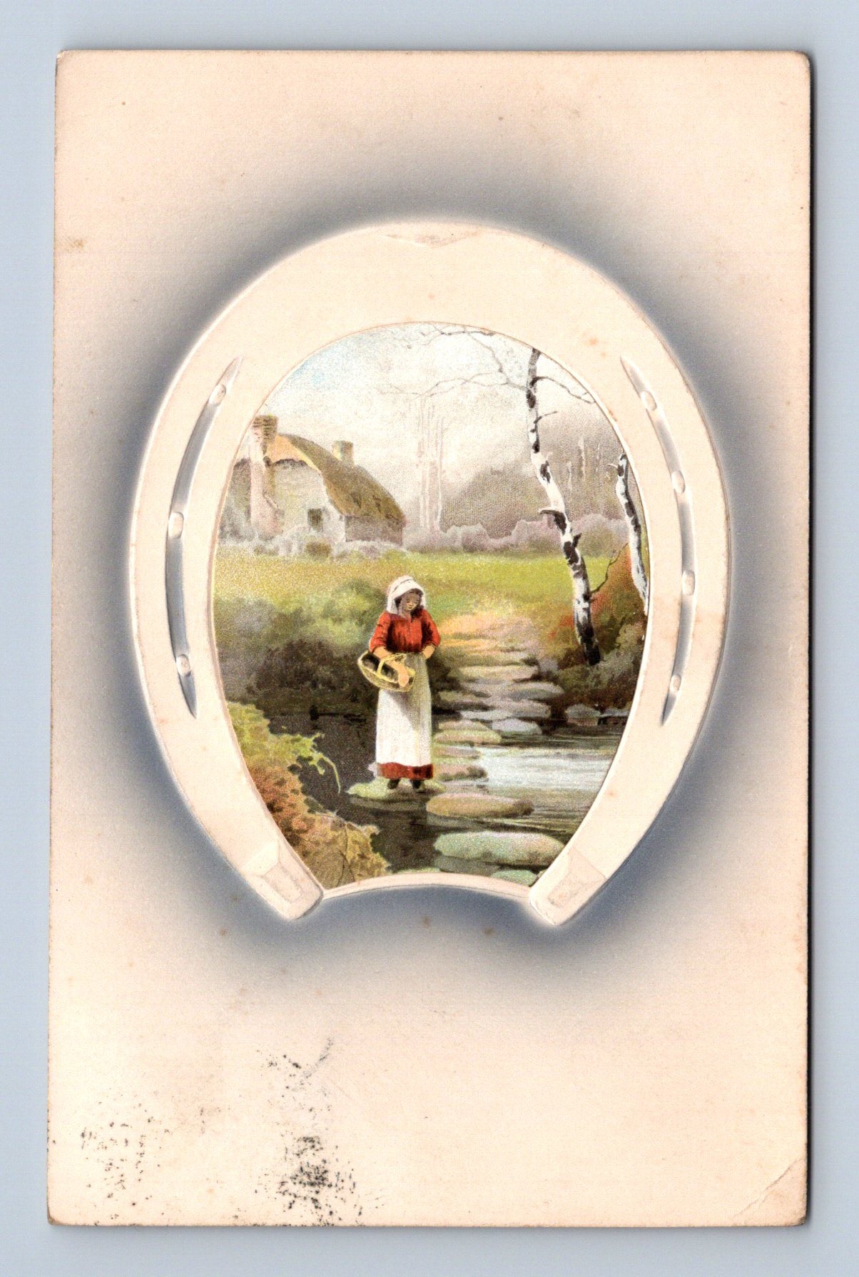 Pohlednice Brandýs n/L. motiv štěstí 1910 (M30398)