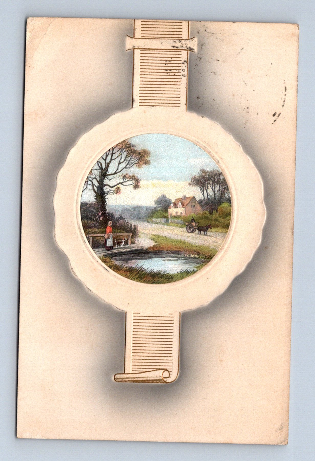 Pohlednice Rakousko venkovský motiv 1908 (M30403)