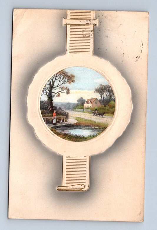 Pohlednice Rakousko venkovský motiv 1908 (M30403)