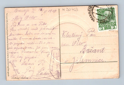 Pohlednice Rakousko venkovský motiv 1908 (M30403)