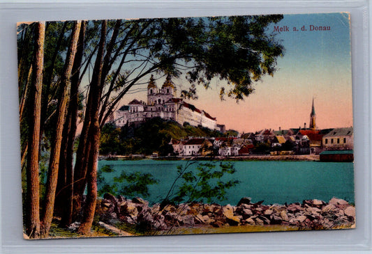 Pohlednice Rakousko Melk a. d. Donau klášter 1916 (M30409)