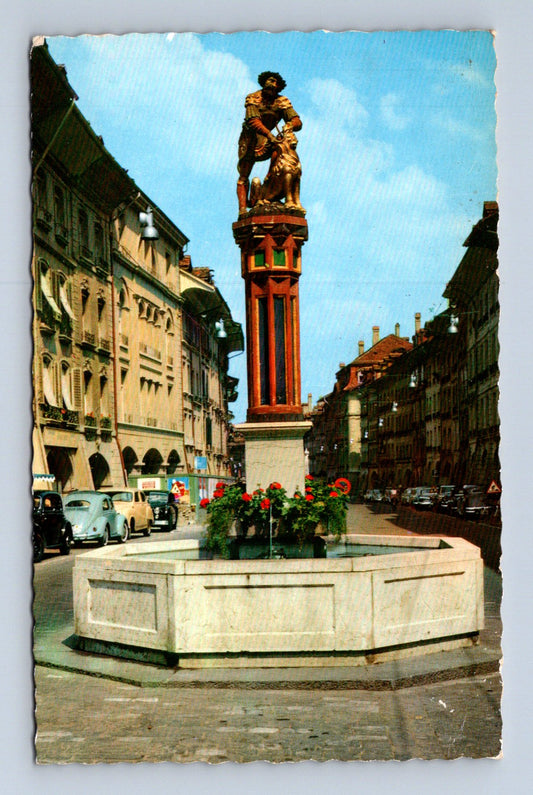Pohlednice Švýcarsko Bern Simsonbrunnen 1966 (M30410)