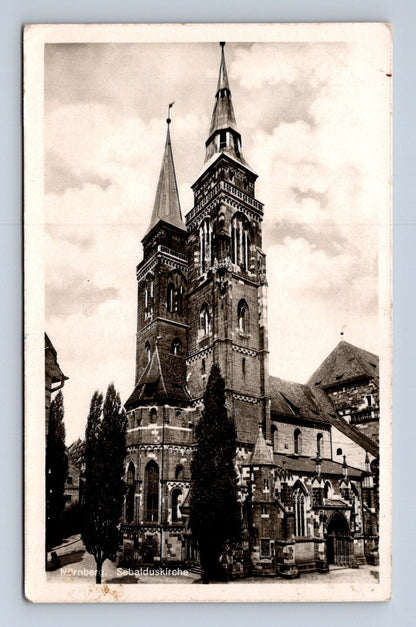 Pohlednice Německo Norimberk Sebalduskirche 1942 (M30411)