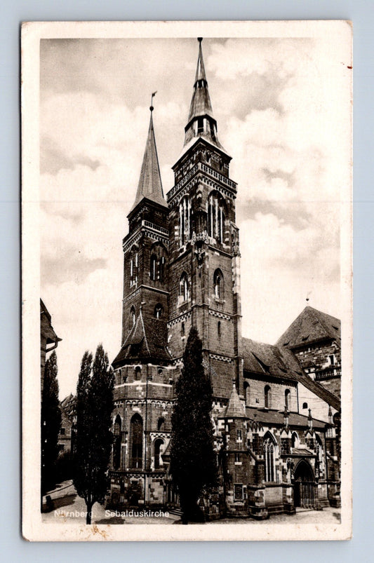 Pohlednice Německo Norimberk Sebalduskirche 1942 (M30411)