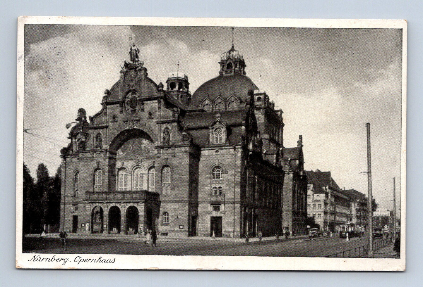 Pohlednice Německo Nürnberg Opernhaus 1940 (M30413)