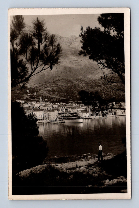 Pohlednice Chorvatsko Makarska přístav 1941 (M30416)