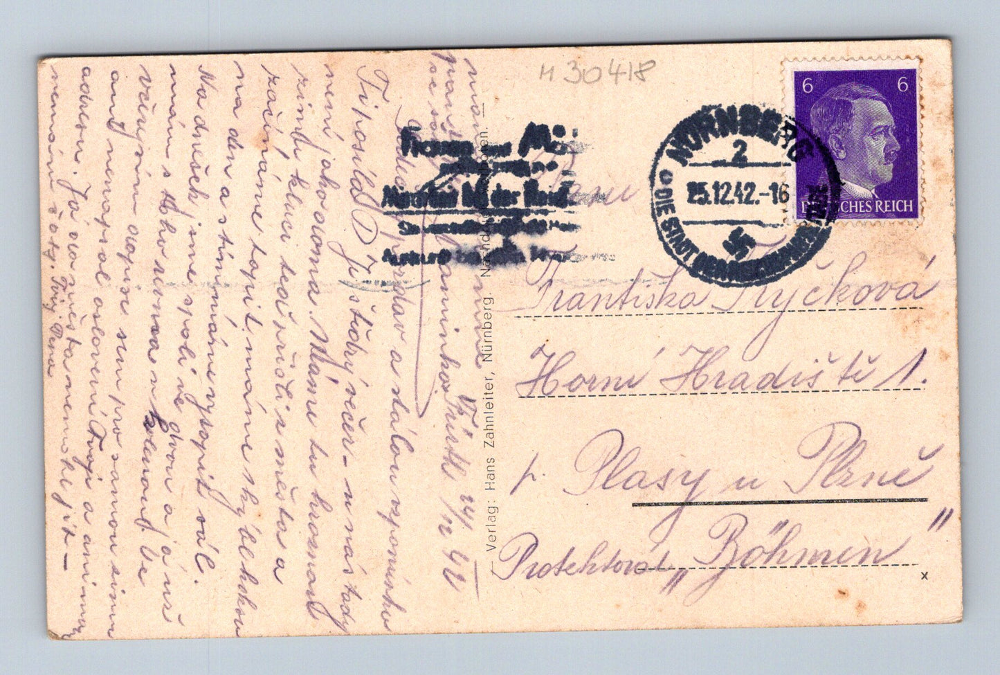 Pohlednice Německo Norimberk Kaiserstallung 1942 (M30418)