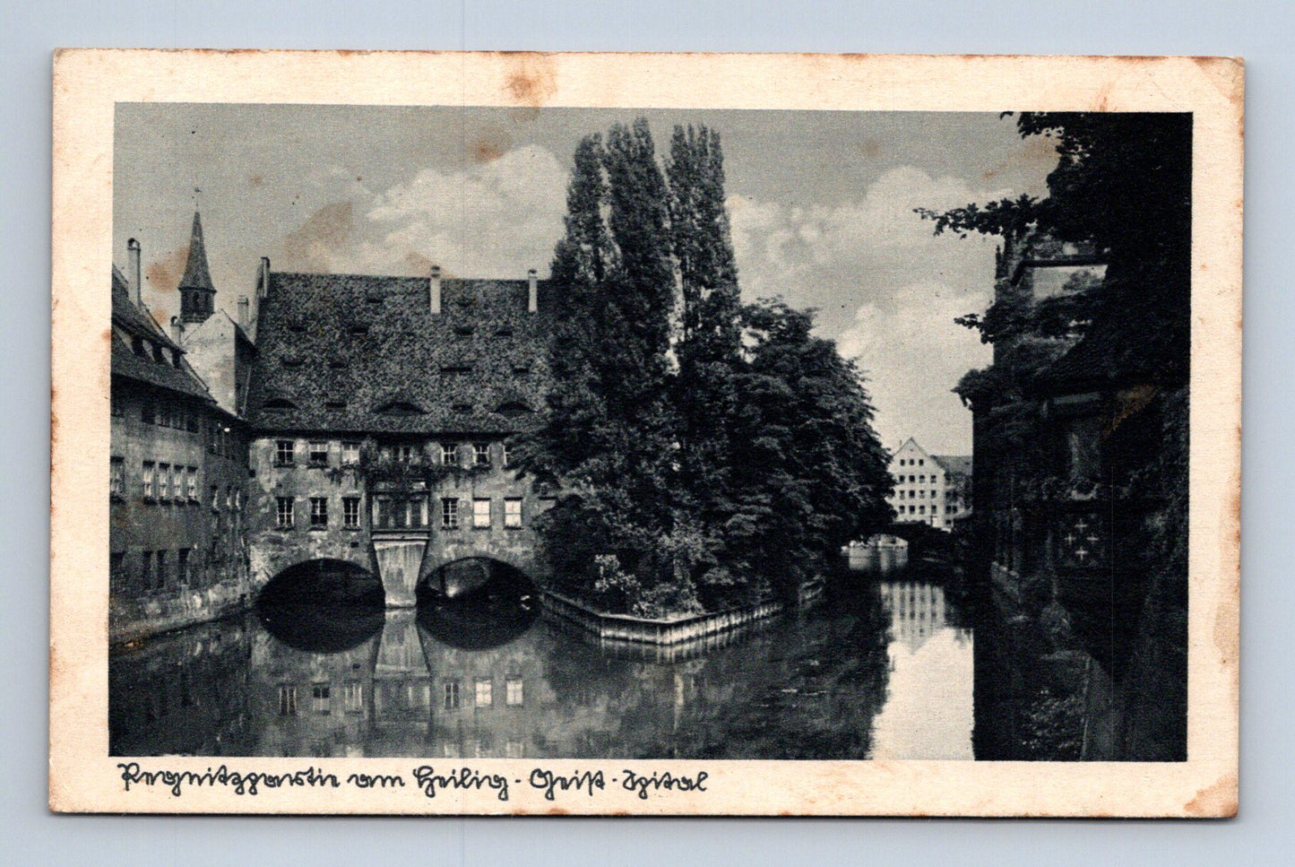 Pohlednice Německo Norimberk Ringmauerpromenade 1943 (M30420)