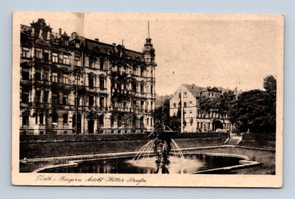 Pohlednice Německo Fürth Adolf Hitler Straße (M30422)