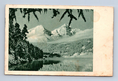 Pohlednice Německo zasněžené Alpy jezero 193x (M30423)