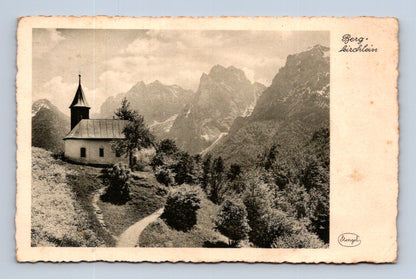 Pohlednice Nemecko horský kostelík 1943 (M30424)