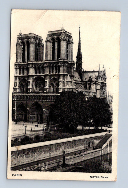 Pohlednice Francie Paříž Notre-Dame 1927 (M30431)