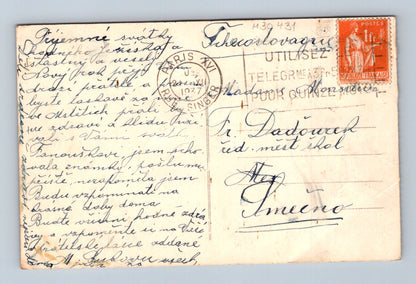 Pohlednice Francie Paříž Notre-Dame 1927 (M30431)