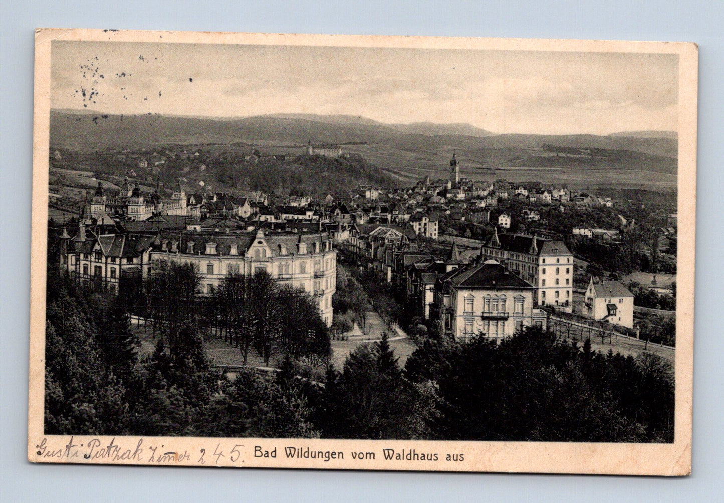Pohlednice Německo Bad Wildungen pohled na město (M30432)