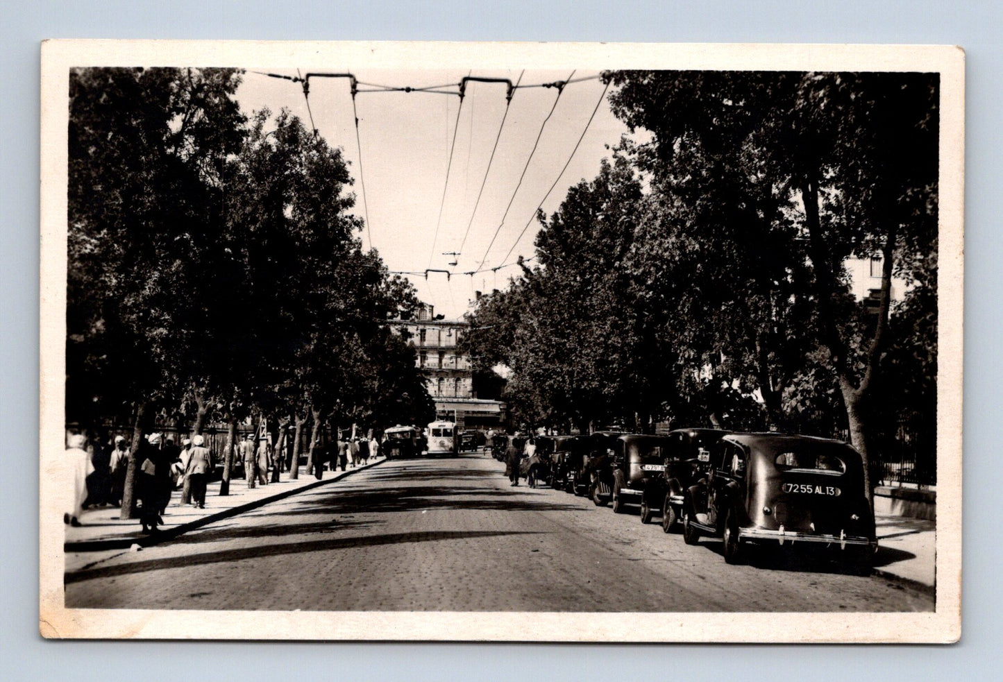 Pohlednice Alžírsko Constantine ulice s auty (M30434)