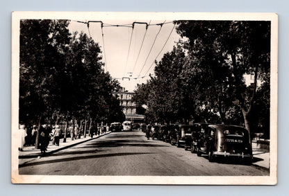 Pohlednice Alžírsko Constantine ulice s auty (M30434)