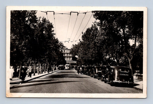 Pohlednice Alžírsko Constantine ulice s auty (M30434)