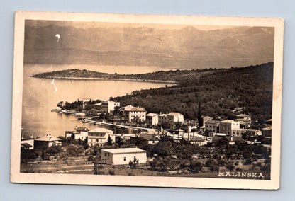 Pohlednice Chorvatsko Malinska panorama 1938 (M30436)