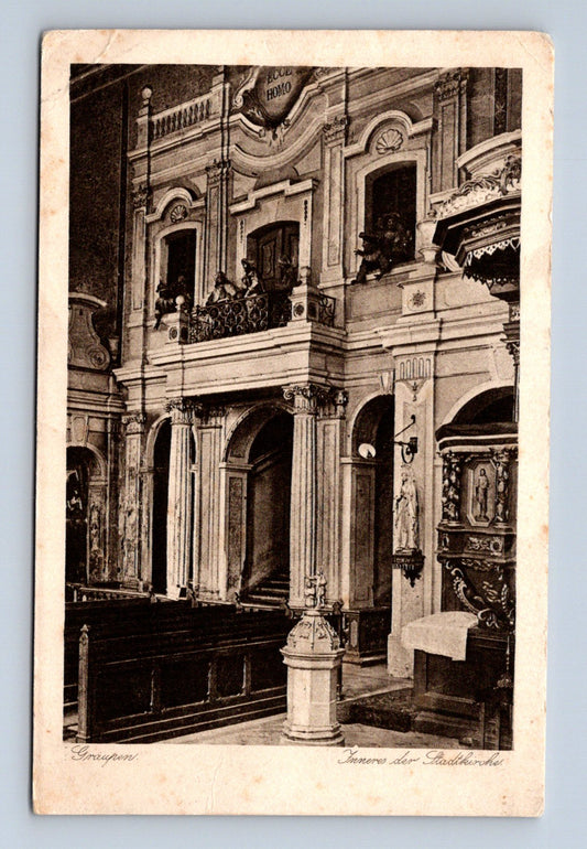 Pohlednice Rakousko Frauenkirchen interiér kostela (M30443)