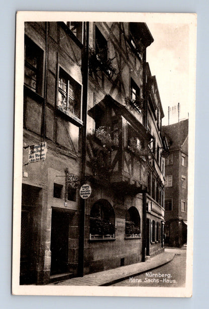 Pohlednice Německo Norimberk Hans Sachs-Haus (M30445)