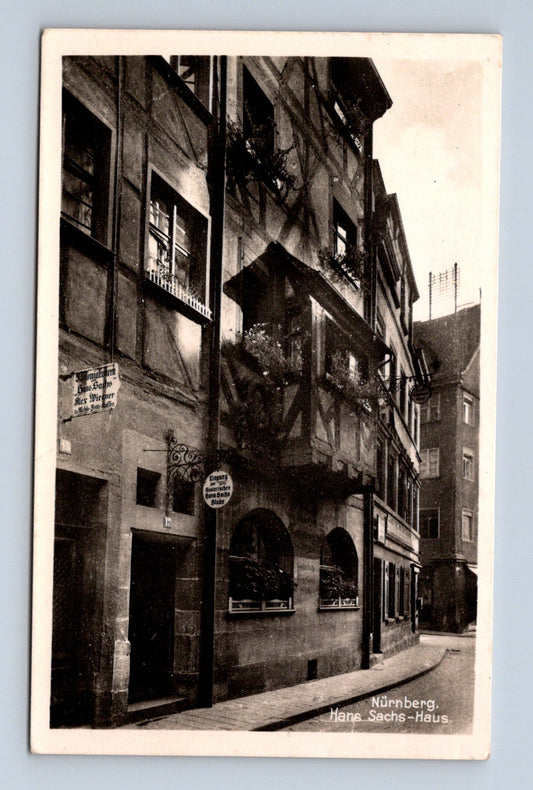 Pohlednice Německo Norimberk Hans Sachs-Haus (M30445)