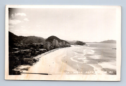 Stará fotografie Guaruja pohled na pláž a město (M30446)