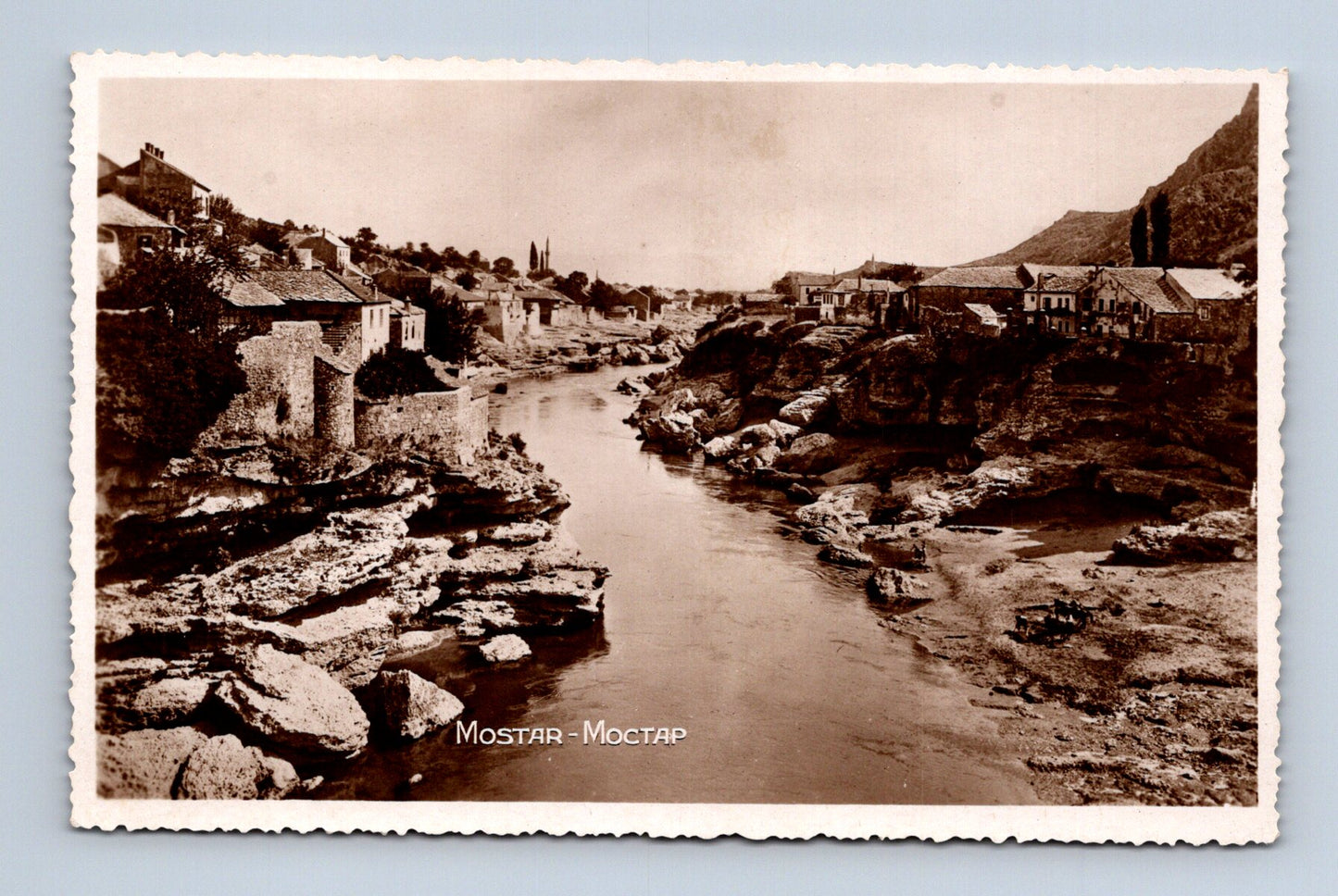 Pohlednice Bosna a Hercegovina Mostar řeka (M30449)