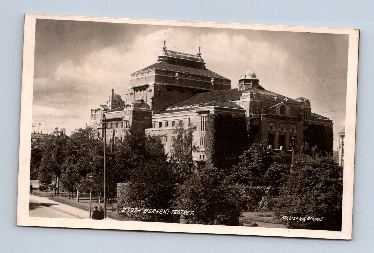 Pohlednice Norsko Bergen divadlo (M30460)