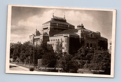 Pohlednice Norsko Bergen divadlo (M30460)