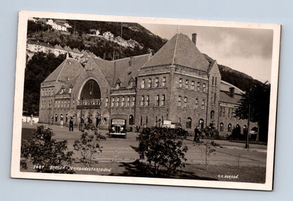 Pohlednice Norsko Bergen železniční nádraží (M30462)