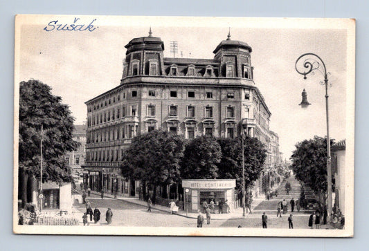 Pohlednice Chorvatsko Sušak Hotel Kontinental (M30464)