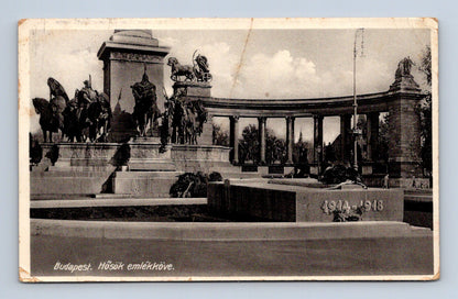 Pohlednice Maďarsko Budapešť Hősök tere monument (M30465)
