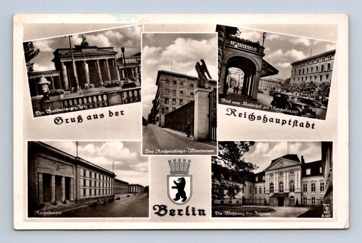 Pohlednice Německo Berlín památky 1943 (M30469)