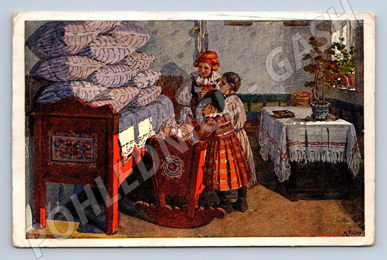 Postcard Antoš Frolka At the Cradle of Ethnography (M3047)