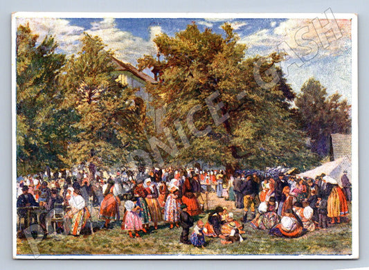 Postcard In Little Hu Saint Lawrence scene (M3049)