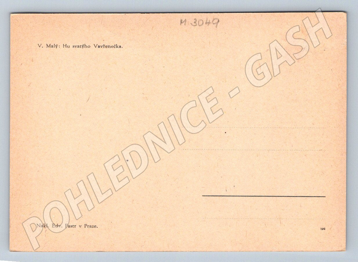 Postcard In Little Hu Saint Lawrence scene (M3049)