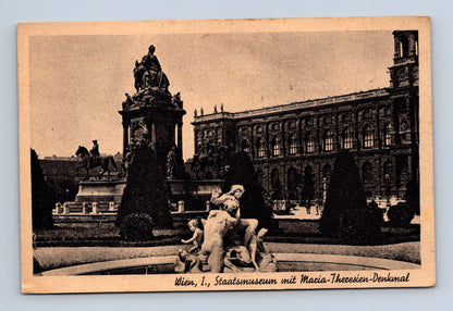 Pohlednice Rakousko Vídeň Staatsmuseum a pomník (M30501)