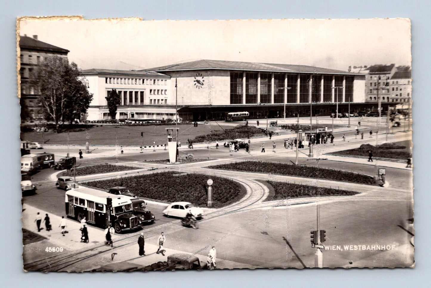 Pohlednice Rakousko Vídeň Westbahnhof cca 1948 (M30510)