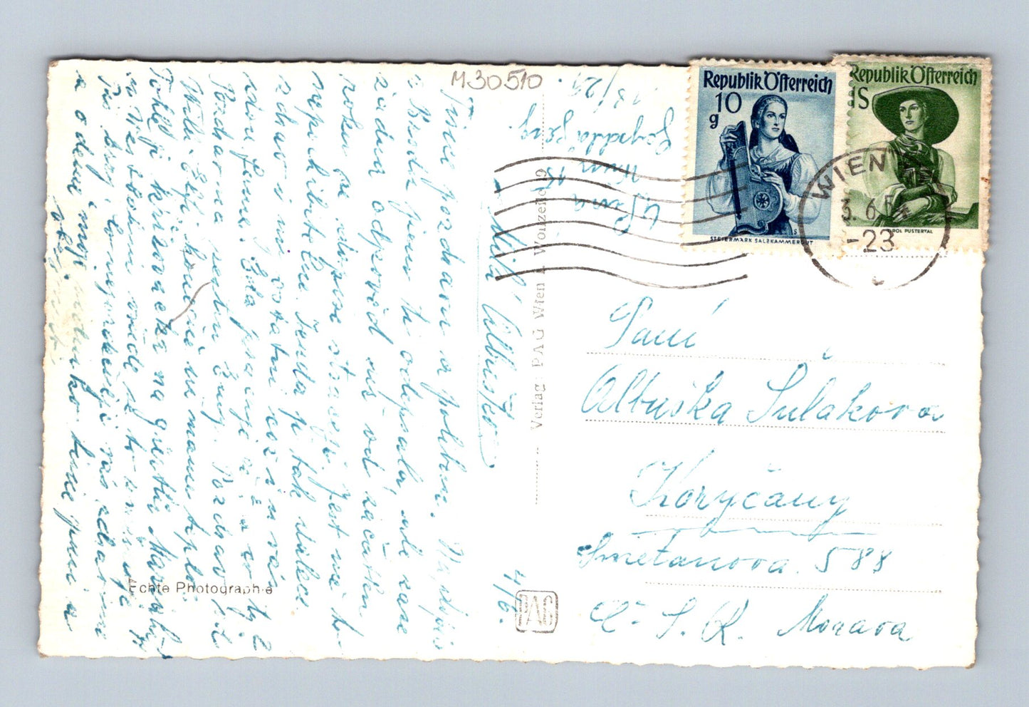 Pohlednice Rakousko Vídeň Westbahnhof cca 1948 (M30510)