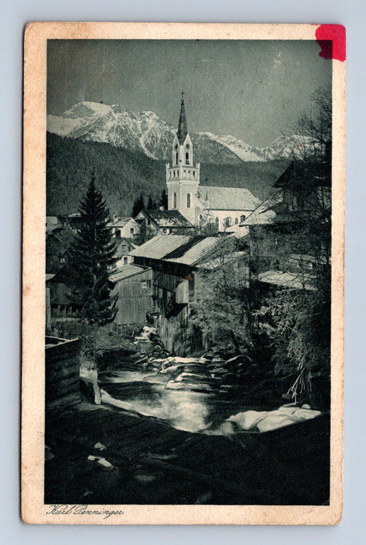 Pohlednice Rakousko Schladming s Dachsteinem 1922 (M30512)