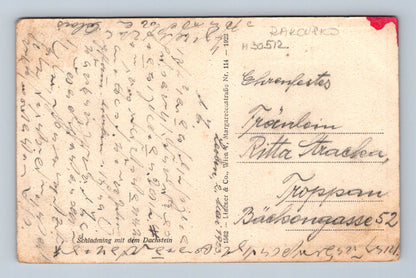Pohlednice Rakousko Schladming s Dachsteinem 1922 (M30512)
