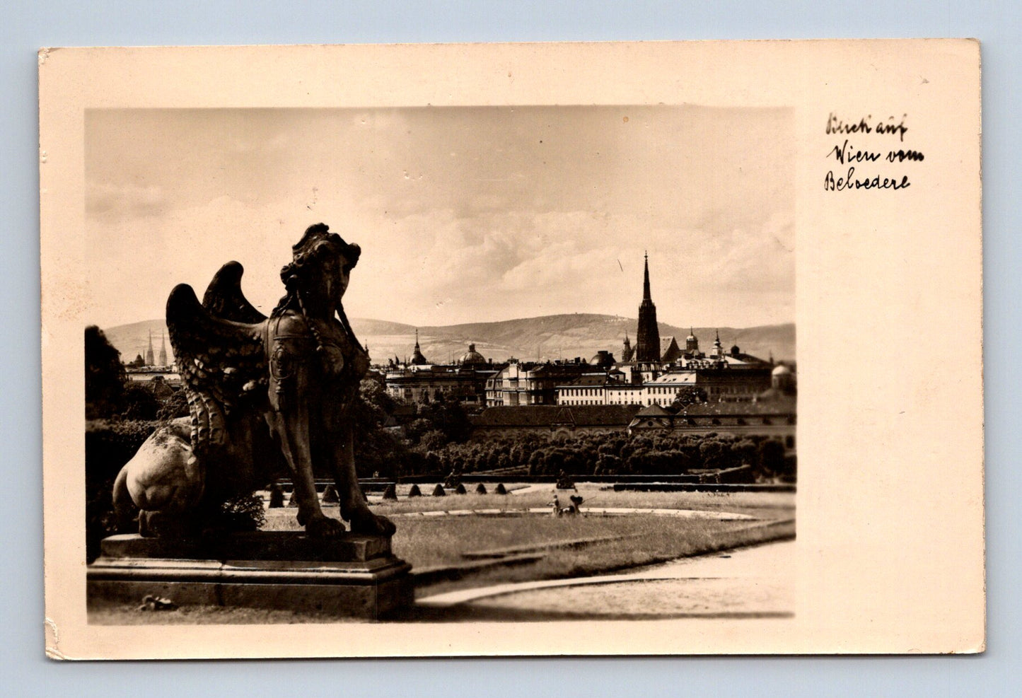 Pohlednice Rakousko Vídeň Belvedere sfinga (M30522)
