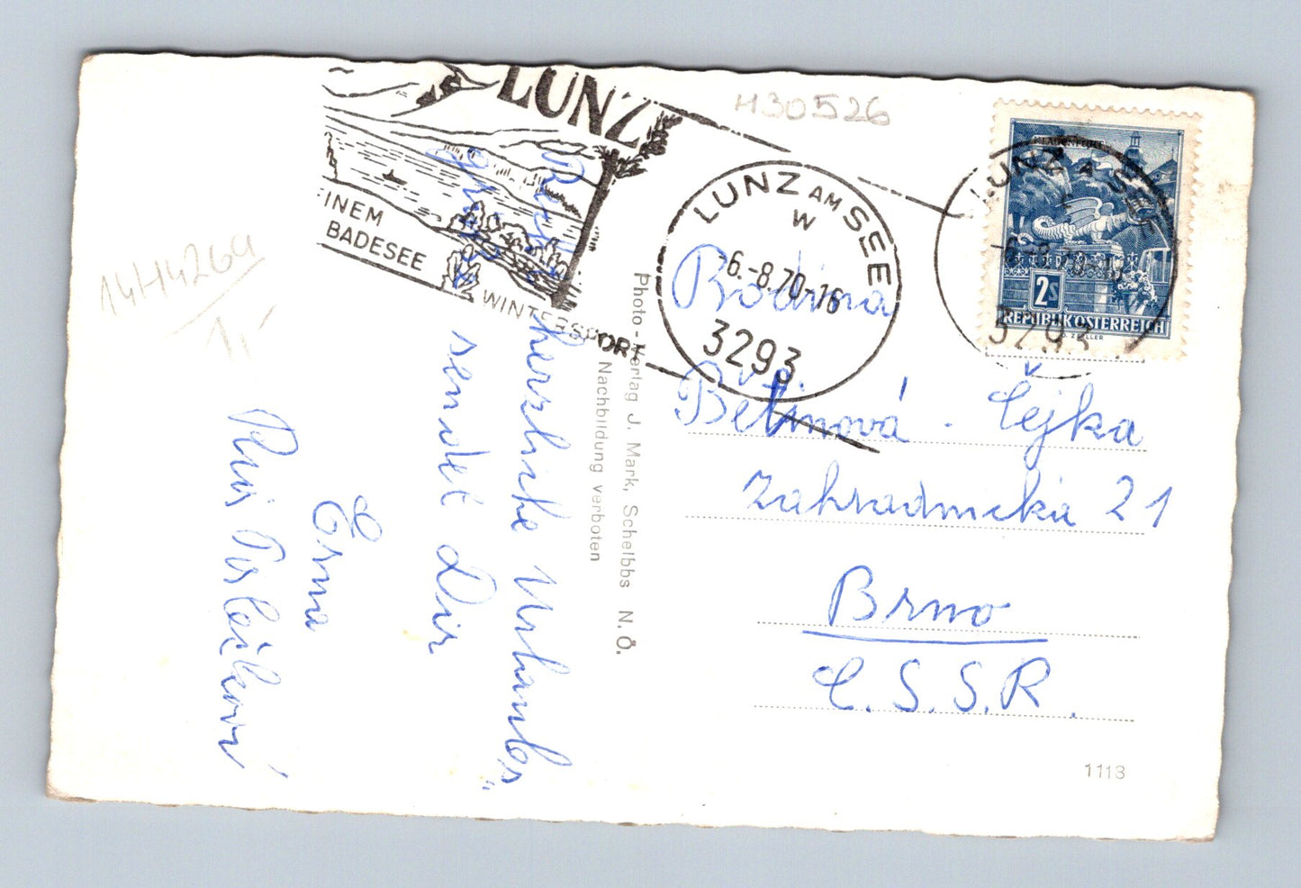 Pohlednice Rakousko Lunzer See 1916 (M30526)