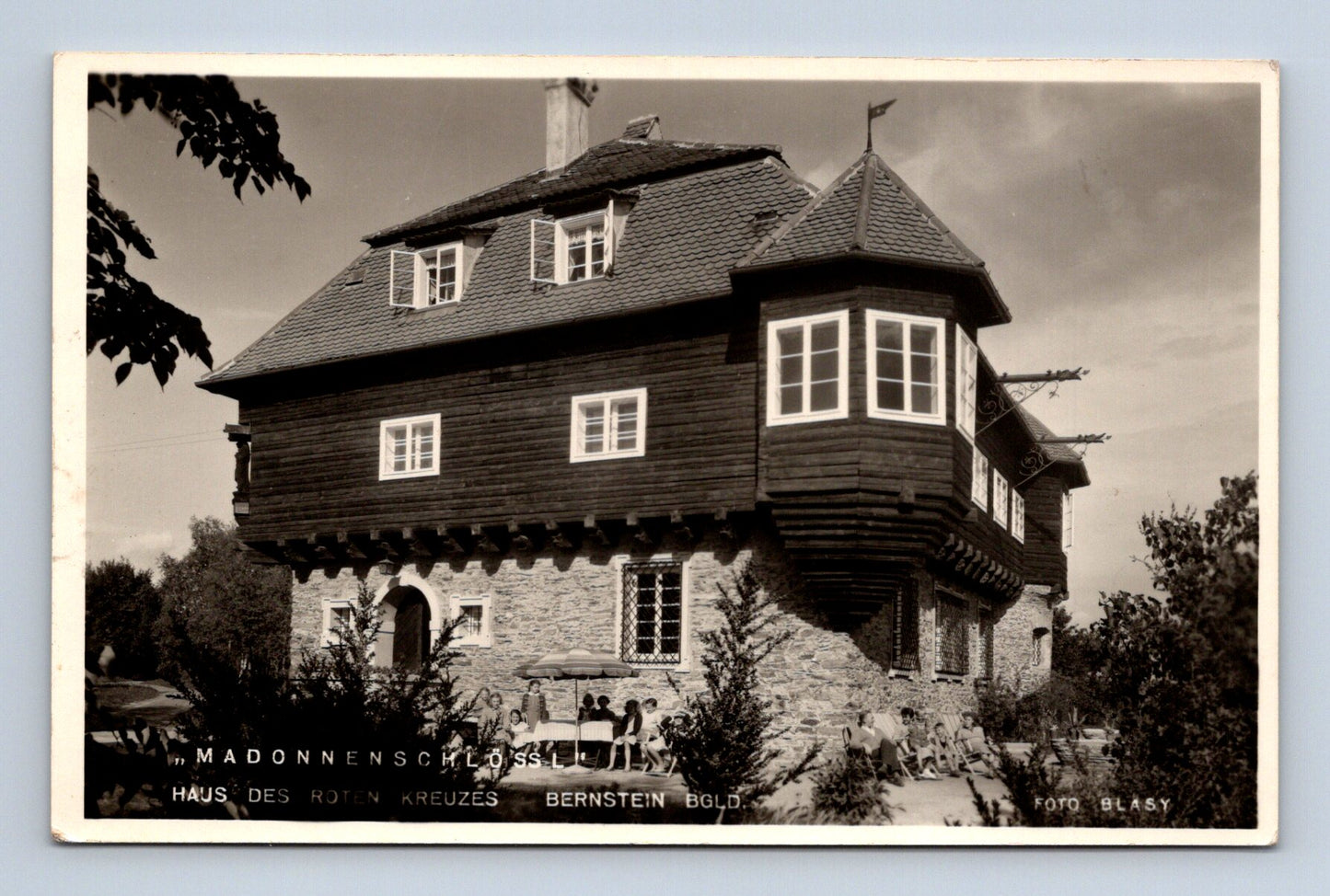 Pohlednice Rakousko Bernstein Madonnenschlössli 1934 (M30537)