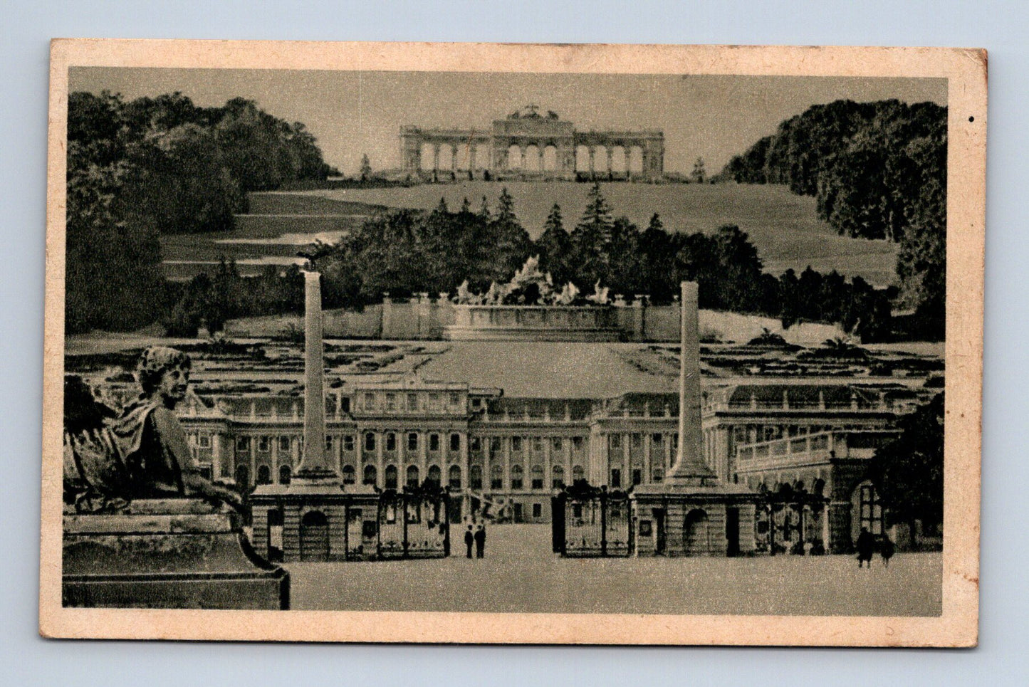 Pohlednice Rakousko Vídeň Schönbrunn Gesamtansicht (M30538)