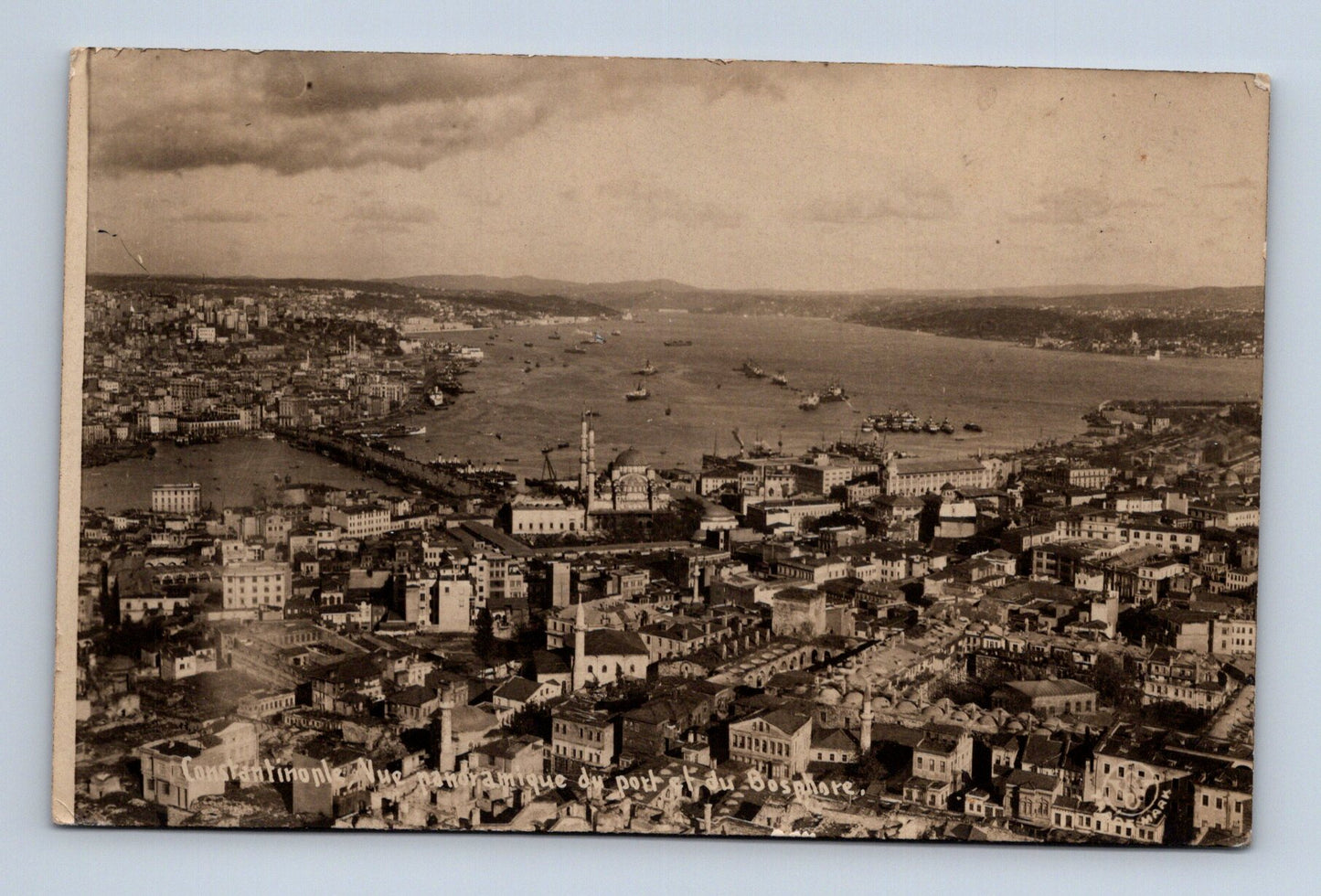 Pohlednice Turecko Istanbul panoramatický pohled 1933 (M30546)