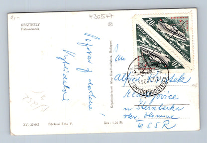 Pohlednice Maďarsko Keszthely Halászcsárda 1964 (M30547)