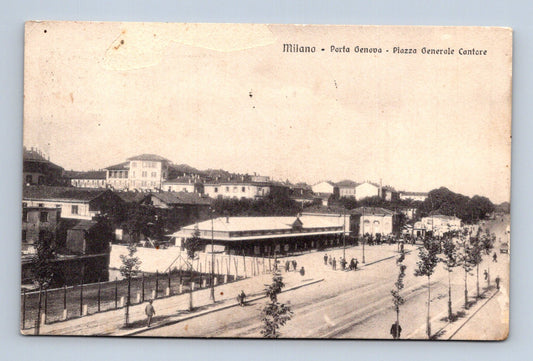 Itálie Milano Porta Genova Piazza Generale Cantere 1930 (M30548)