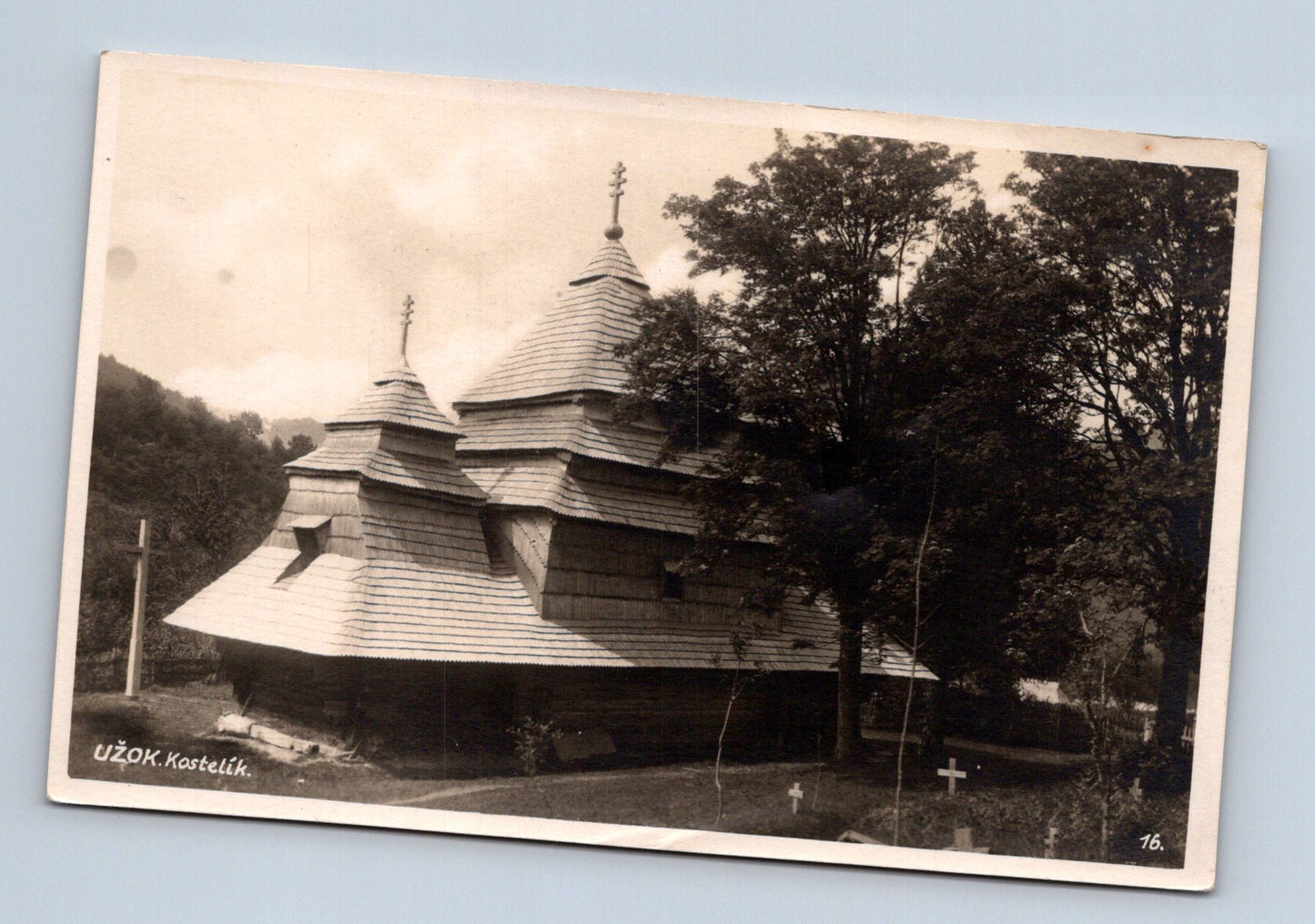 Pohlednice Ukrajina Užok kostelík (M30549)