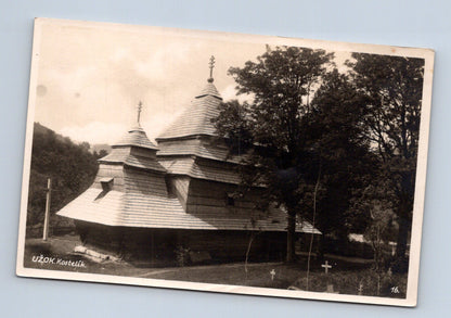 Pohlednice Ukrajina Užok kostelík (M30549)